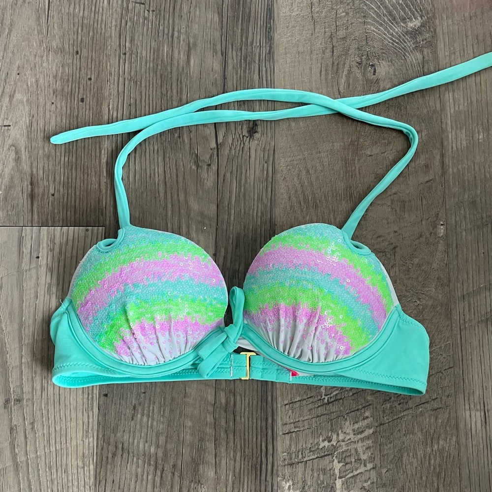 Victoria’s Secret Sequin Bikini Top